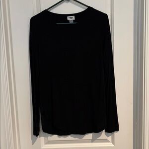 Old Navy Black Long Sleeve Tee
